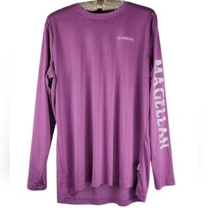 Pink Magellan Caddo Lake Outdoor Boyfriend Fit Stretch Athletic Stretch Lg Shirt